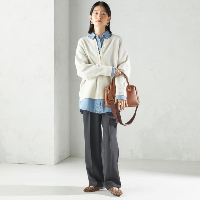 シップス（SHIPS）/〈手洗い可能〉ウール カシミヤ 2WAY プルオーバー_12