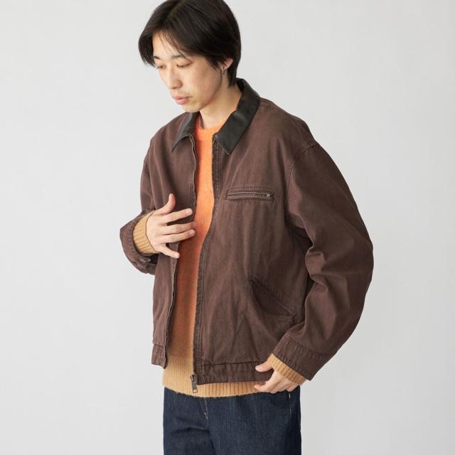 シップス（SHIPS）/City Ambient Products:〈洗濯機可能〉ウォッシュ ダック ジップ ワーク ジャケ_6