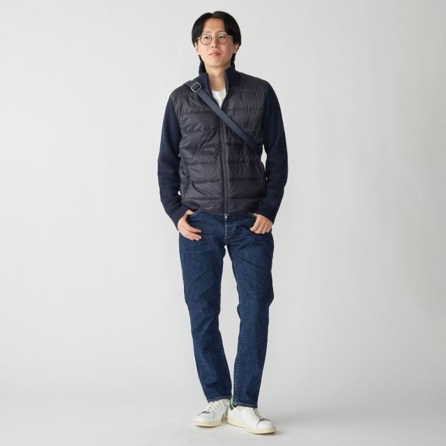 シップス（SHIPS）/【WEB限定/SHIPS別注】TAION:〈手洗い可能〉ハイネック ダブルジップ ニットスリーブダウ_6