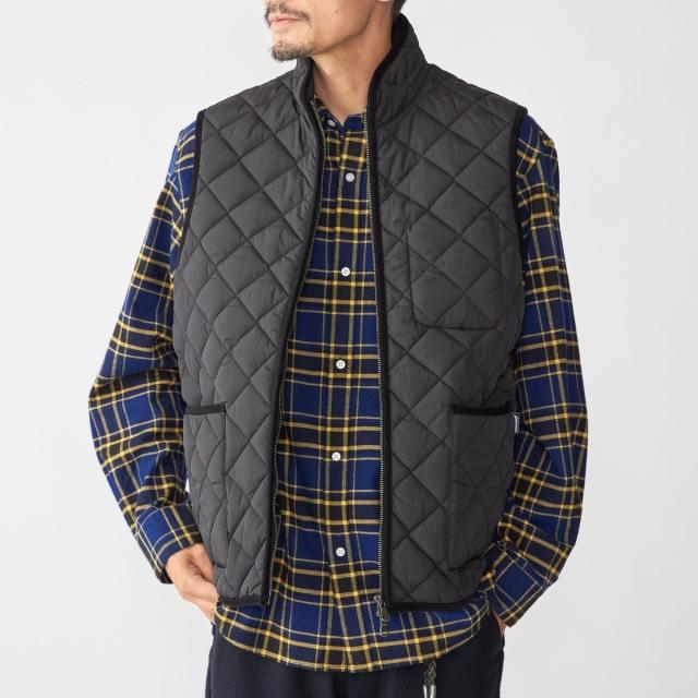 シップス（SHIPS）/SHIPS:〈手洗い可能〉NETPLUS(R) キルティング スタンド ベスト