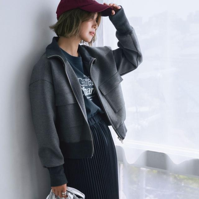 シップス（SHIPS）/《一部追加予約》s．oyamadaコラボ:〈手洗い可能〉コットン エア ダンボール ブルゾン