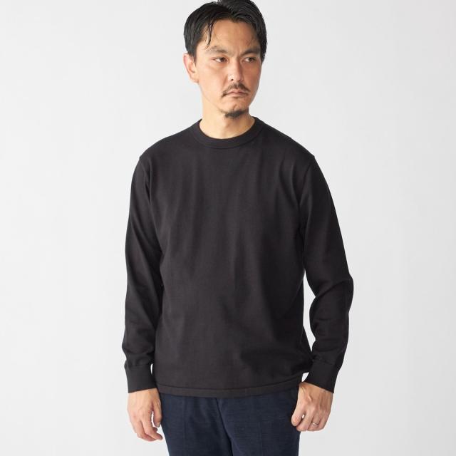 シップス（SHIPS）/SHIPS:〈洗濯機可能〉コットン ウール TEXBRID(R) クルーネック プルオーバー ニット