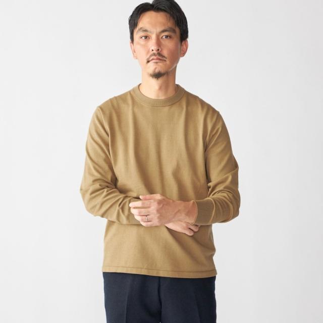 シップス（SHIPS）/SHIPS:〈洗濯機可能〉コットン ウール TEXBRID(R) クルーネック プルオーバー ニット
