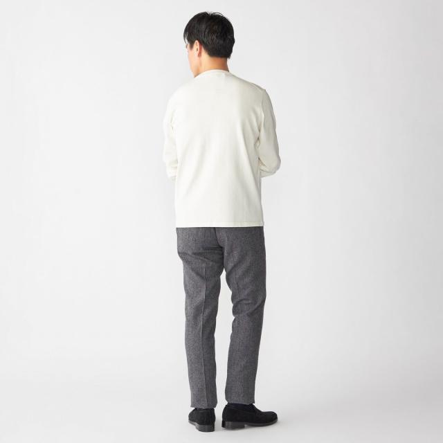 シップス（SHIPS）/SHIPS:〈洗濯機可能〉コットン ウール TEXBRID(R) クルーネック プルオーバー ニット
