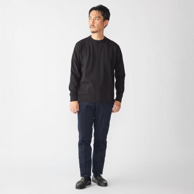 シップス（SHIPS）/SHIPS:〈洗濯機可能〉コットン ウール TEXBRID(R) クルーネック プルオーバー ニット
