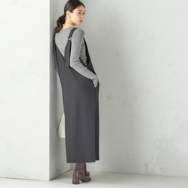 シップス（SHIPS）/〈手洗い可能〉フロント ジップ ジャンパー スカート