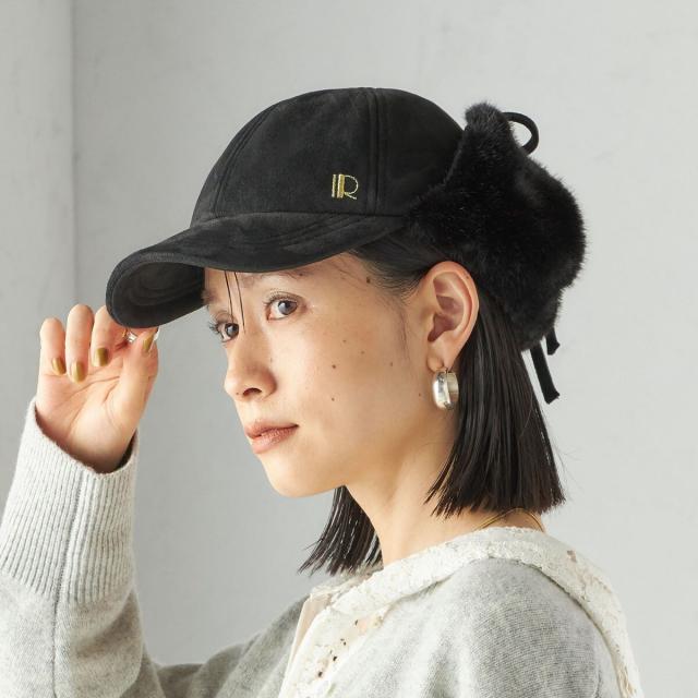 シップス（SHIPS）/《予約》Revis．: ポリエステル スエード フライト キャップ