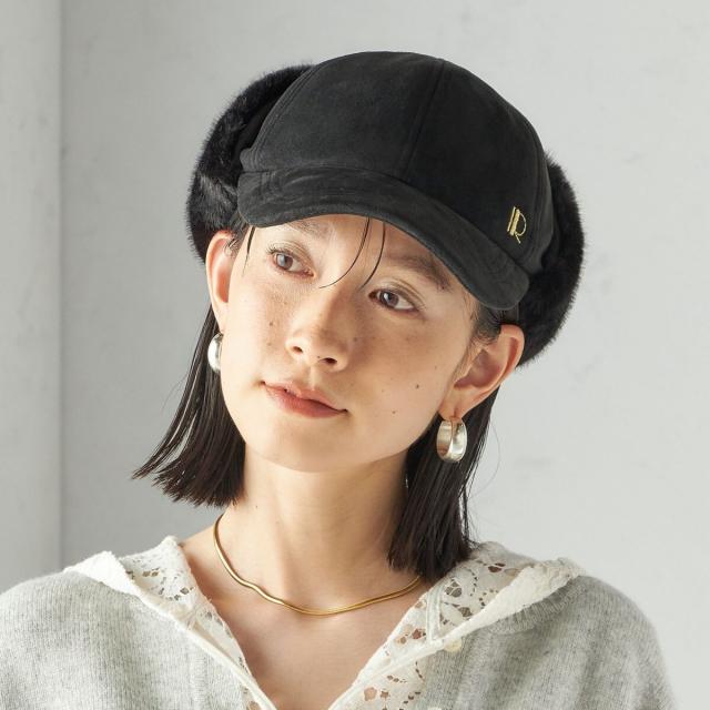 シップス（SHIPS）/《予約》Revis．: ポリエステル スエード フライト キャップ