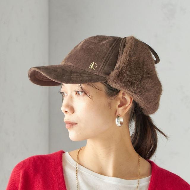 シップス（SHIPS）/《予約》Revis．: ポリエステル スエード フライト キャップ