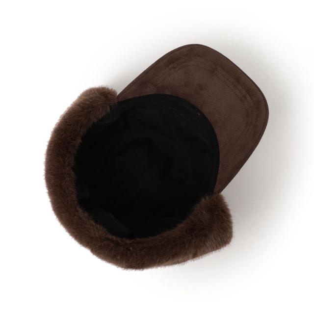 シップス（SHIPS）/《予約》Revis．: ポリエステル スエード フライト キャップ