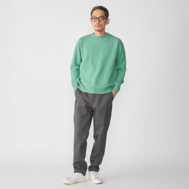 シップス（SHIPS）/SHIPS: 5ゲージ ヤク ブレンド クルーネック ニット