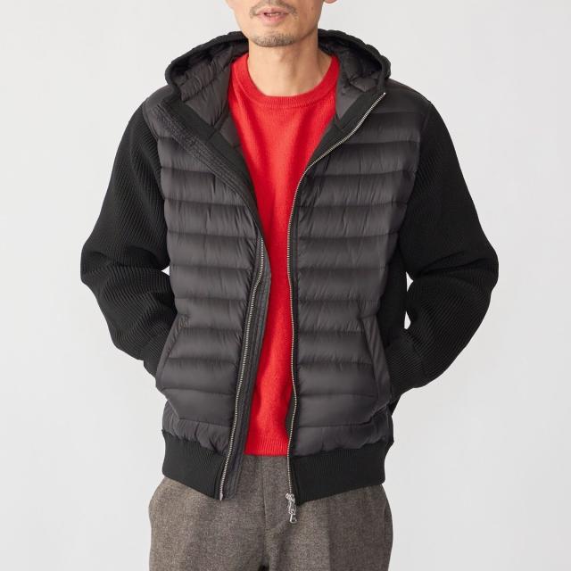 シップス（SHIPS）/SHIPS: ニット ドッキング ダウン ブルゾン