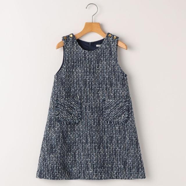 シップス（SHIPS）/SHIPS KIDS:140〜150cm / ツイード ジャンパー ワンピース