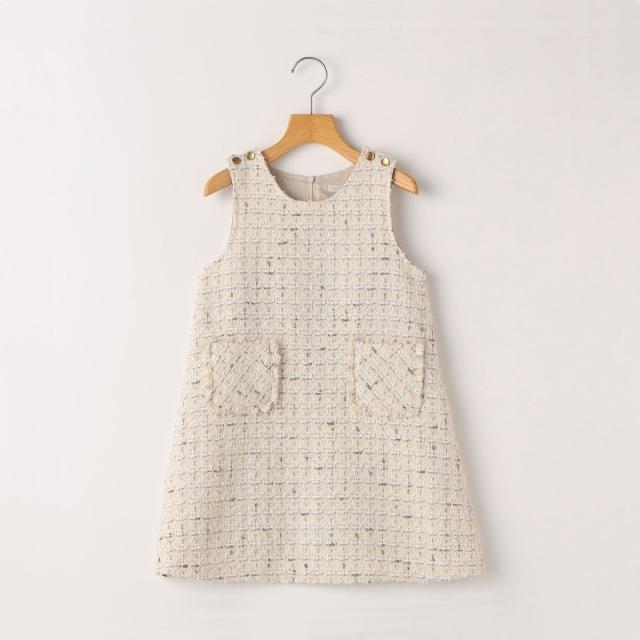 シップス（SHIPS）/SHIPS KIDS:90cm / ツイード ジャンパー ワンピース