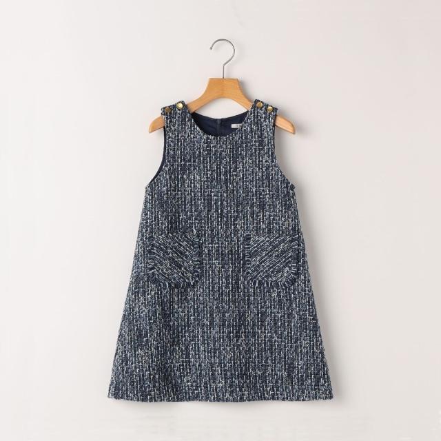 シップス（SHIPS）/SHIPS KIDS:90cm / ツイード ジャンパー ワンピース_1