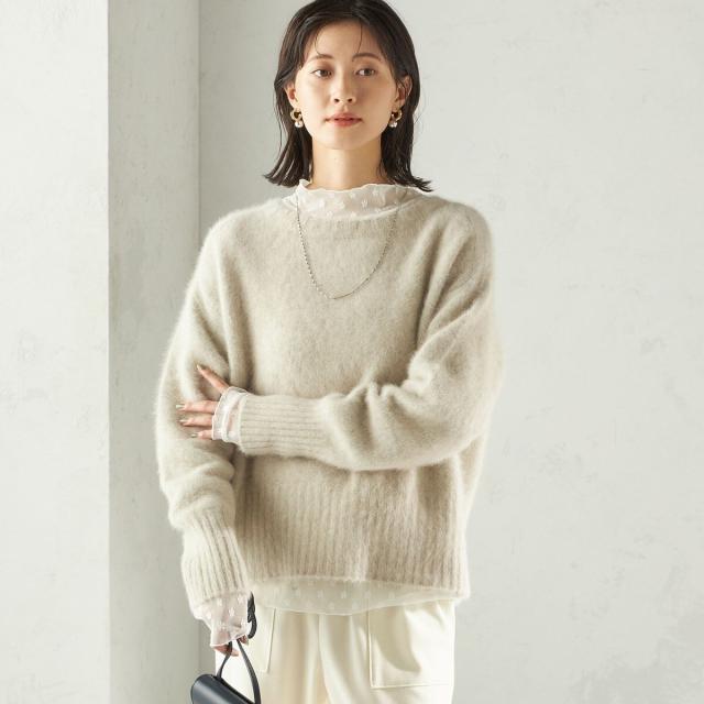 シップス（SHIPS）/〈手洗い可能〉フォックス クルーネック ニット プルオーバー_12