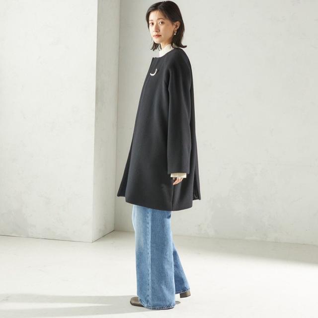 シップス（SHIPS）/Pure SUPER100 ノーカラー コート_4