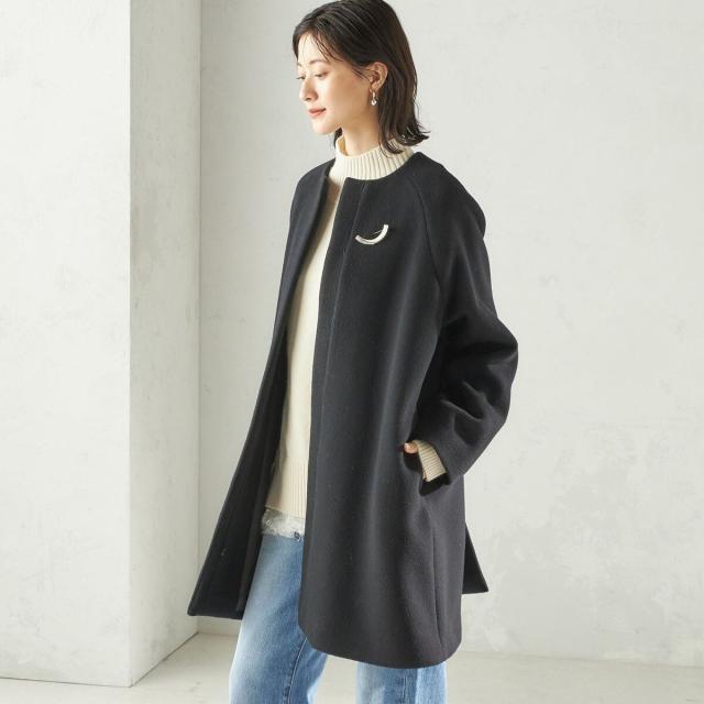 シップス（SHIPS）/Pure SUPER100 ノーカラー コート_8