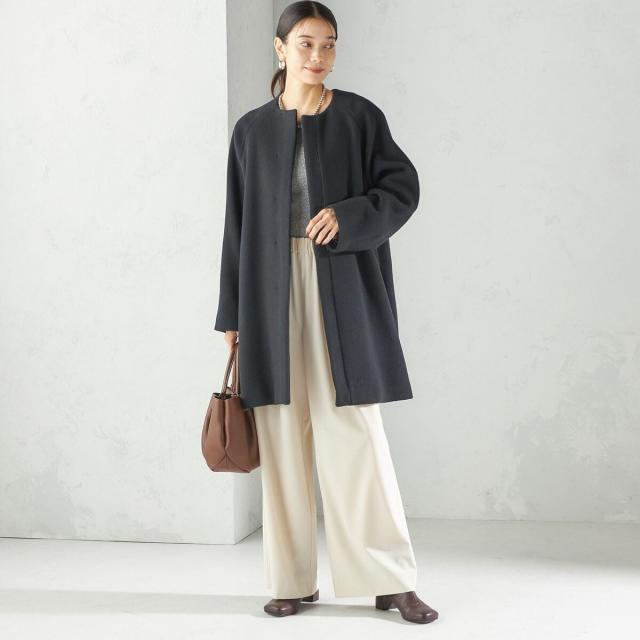 シップス（SHIPS）/Pure SUPER100 ノーカラー コート_12