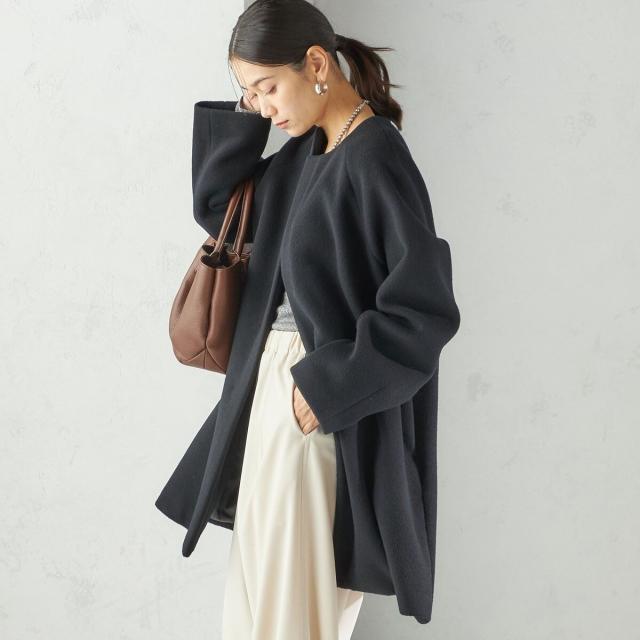 シップス（SHIPS）/Pure SUPER100 ノーカラー コート_14