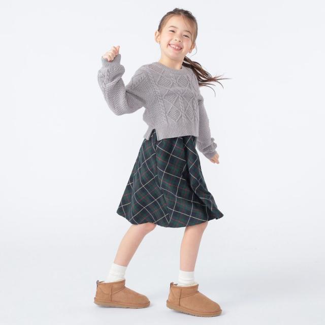 シップス（SHIPS）/SHIPS KIDS:100〜130cm /〈洗濯機可能〉ケーブルニット ドッキング ワンピース_7