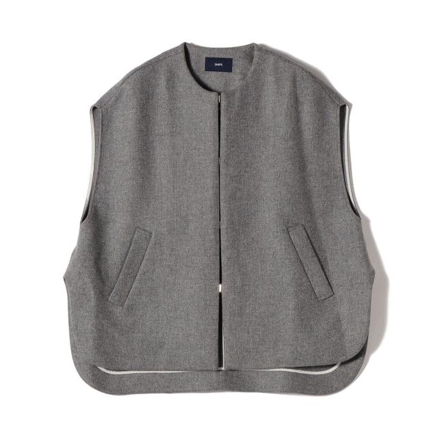 シップス（SHIPS）/Bellandi メルトン ウール ジレ