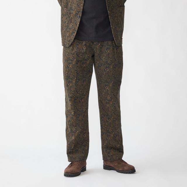 シップス（SHIPS）/Southwick Gate Label:〈セットアップ対応〉プリント コーデュロイ スラックス