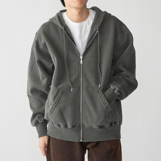 シップス（SHIPS）/Redwood Classics: 16オンス フェード ジップ パーカ