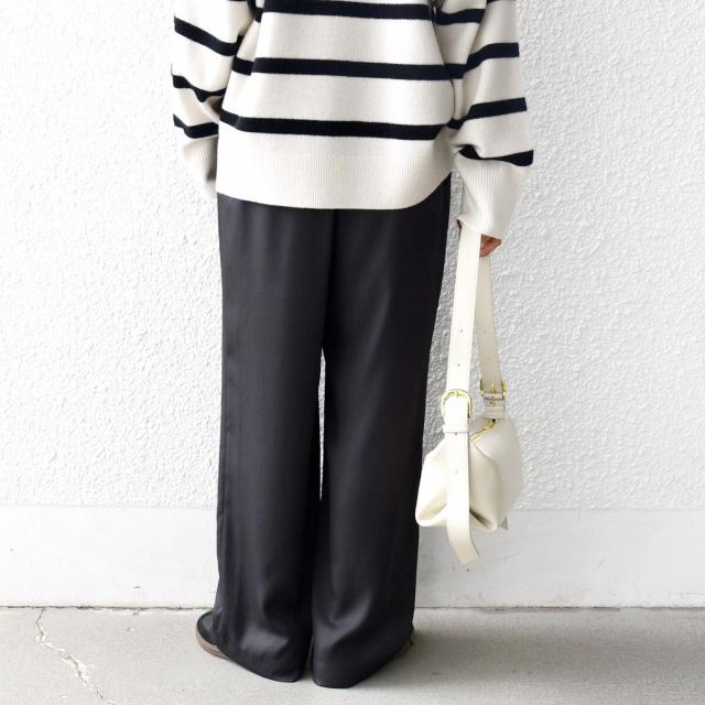 シップス（SHIPS）/《一部追加予約》〈手洗い可能〉サテン ドロスト パンツ