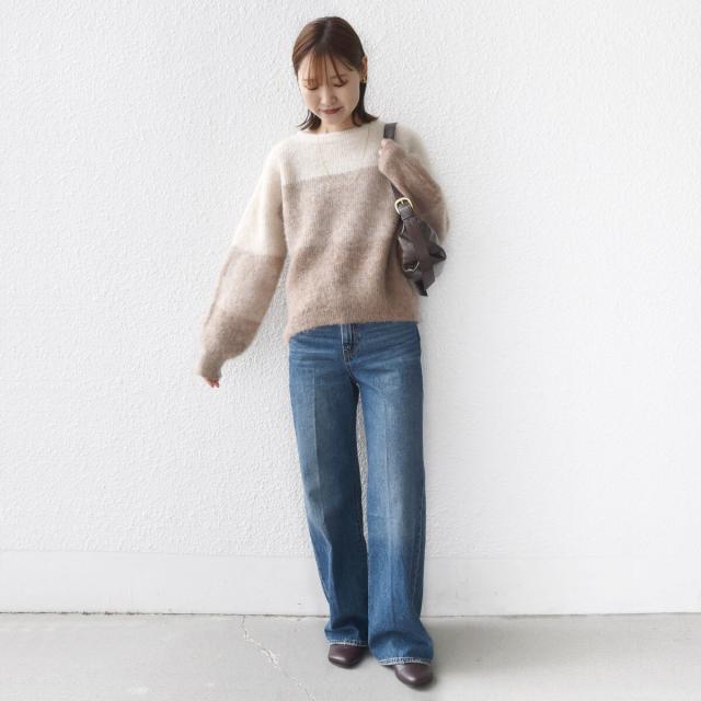 シップス（SHIPS）/《一部追加予約》【WEB限定】〈手洗い可能〉モヘヤ混 グラデーション ニット プルオーバー