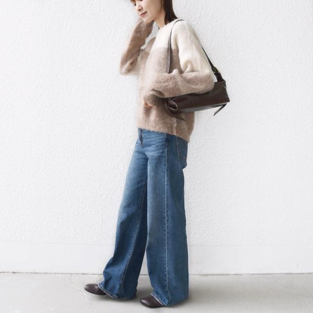 シップス（SHIPS）/《一部追加予約》【WEB限定】〈手洗い可能〉モヘヤ混 グラデーション ニット プルオーバー