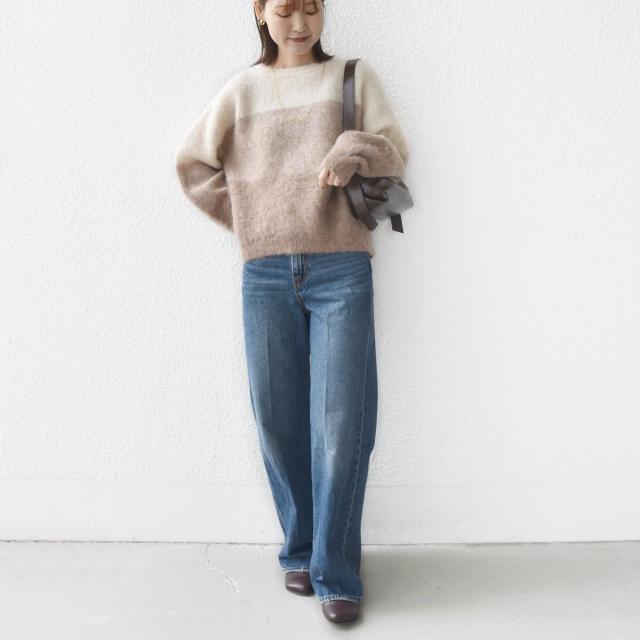 シップス（SHIPS）/《一部追加予約》【WEB限定】〈手洗い可能〉モヘヤ混 グラデーション ニット プルオーバー