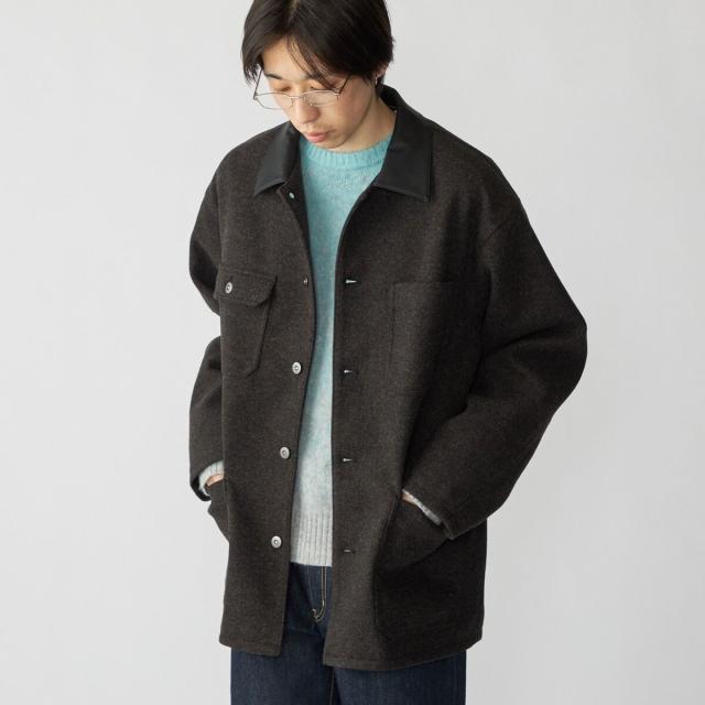 シップス（SHIPS）/City Ambient Products: オーバーサイズ メルトン ワーク ジャケット