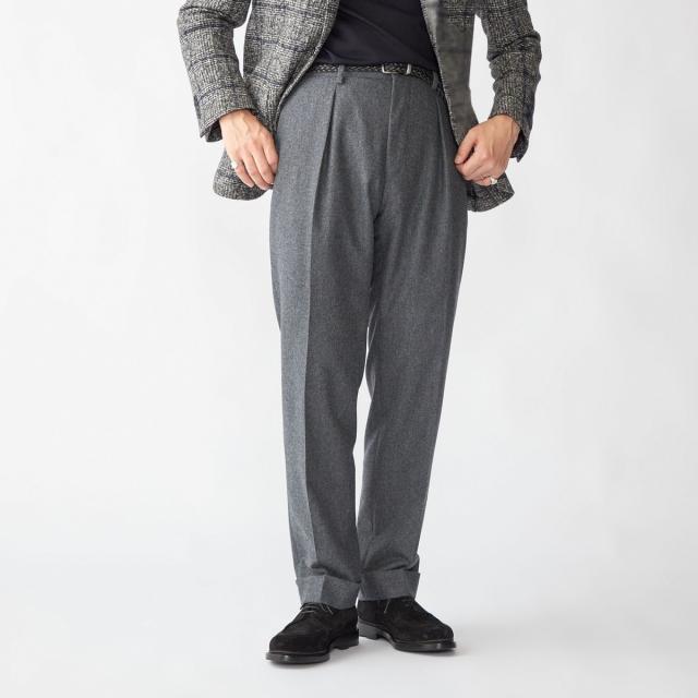 シップス（SHIPS）/【SHIPS別注】Errico Formicola: VITO サキソニー ソリッド スラックス