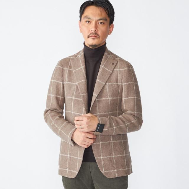 シップス（SHIPS）/TAGLIATORE: ウール ウインドウ ペーン ジャケット