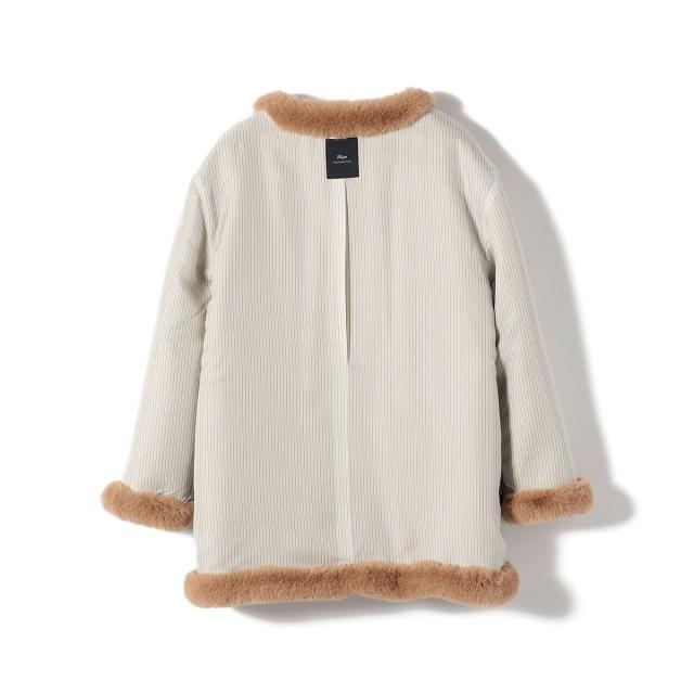 シップス（SHIPS）/SHIPS Primary Navy Label:フェイク ファー ノー 