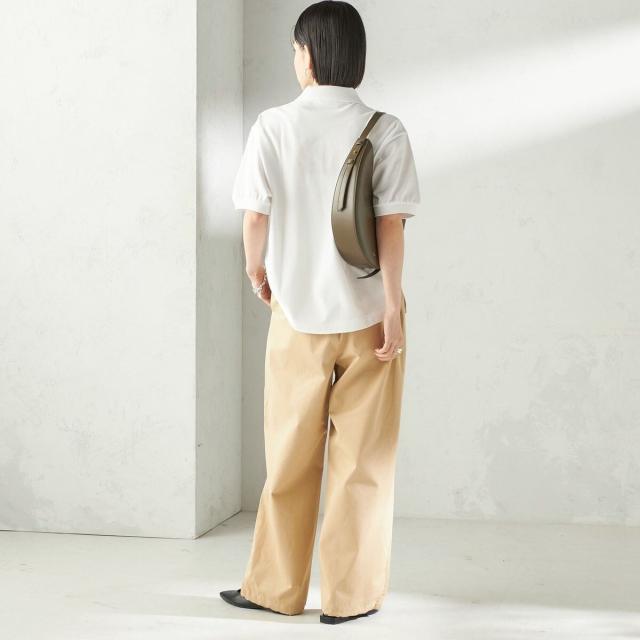 シップス（SHIPS）/《予約》〈手洗い可 / 撥水加工〉サイド ポケット 裾 ドロスト パンツ