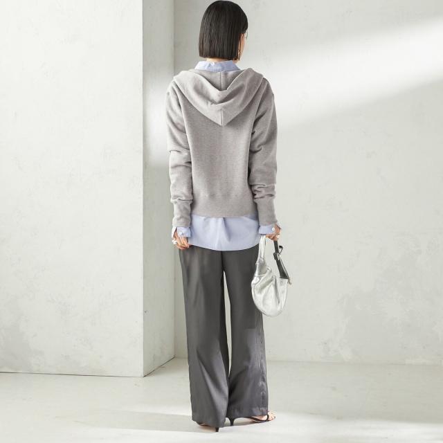 シップス（SHIPS）/《予約》〈洗濯機可能〉AZUMA 裏毛 刺繍 ジップ アップ パーカ