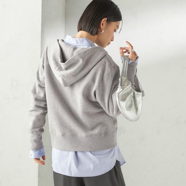 シップス（SHIPS）/《予約》〈洗濯機可能〉AZUMA 裏毛 刺繍 ジップ アップ パーカ