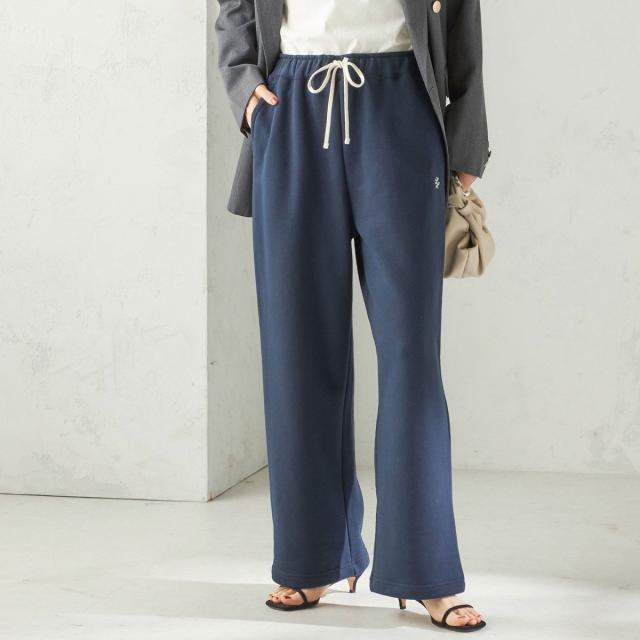 シップス（SHIPS）/《予約》〈洗濯機可能〉AZUMA 裏毛 刺繍 パンツ