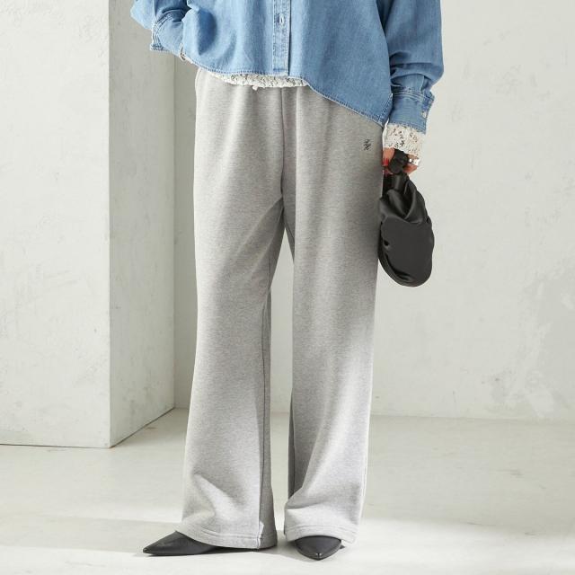 シップス（SHIPS）/《予約》〈洗濯機可能〉AZUMA 裏毛 刺繍 パンツ