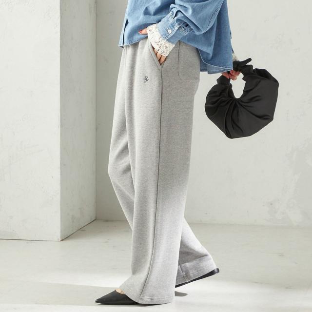 シップス（SHIPS）/《予約》〈洗濯機可能〉AZUMA 裏毛 刺繍 パンツ