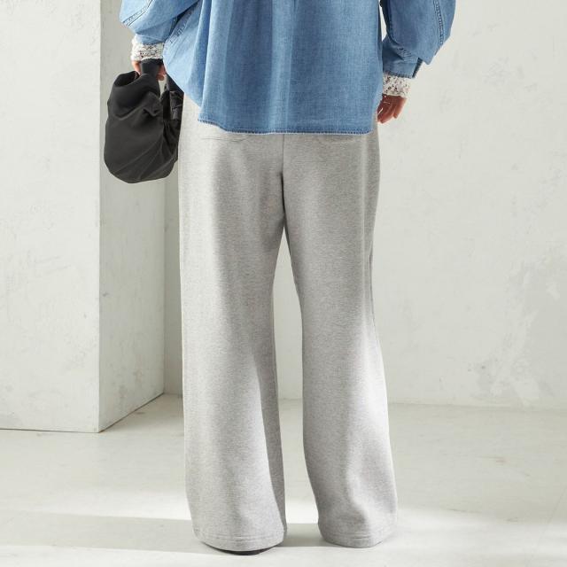 シップス（SHIPS）/《予約》〈洗濯機可能〉AZUMA 裏毛 刺繍 パンツ