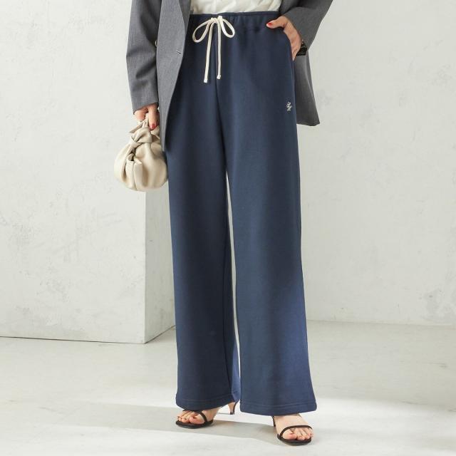 シップス（SHIPS）/《予約》〈洗濯機可能〉AZUMA 裏毛 刺繍 パンツ