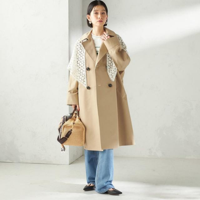 シップス（SHIPS）/《予約》【SHIPS別注】BINDU: レース トライアングル スカーフ