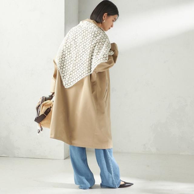 シップス（SHIPS）/《予約》【SHIPS別注】BINDU: レース トライアングル スカーフ