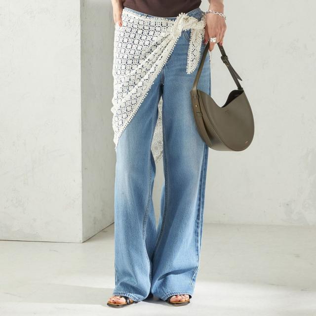 シップス（SHIPS）/《予約》【SHIPS別注】BINDU: レース トライアングル スカーフ