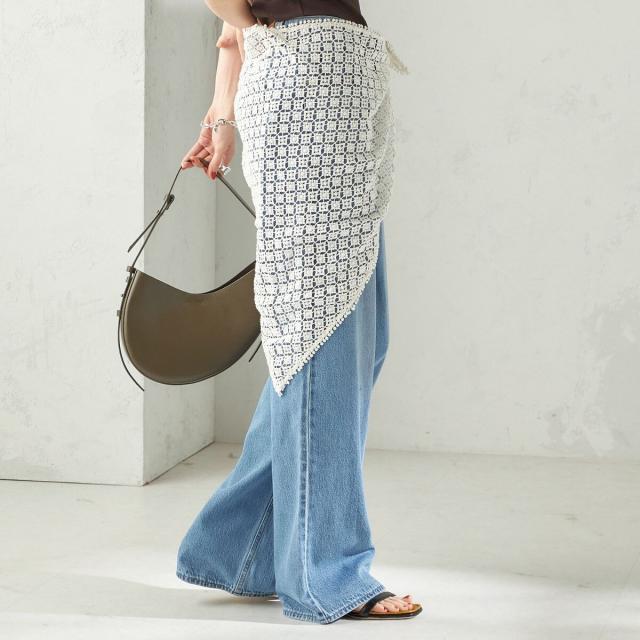 シップス（SHIPS）/《予約》【SHIPS別注】BINDU: レース トライアングル スカーフ