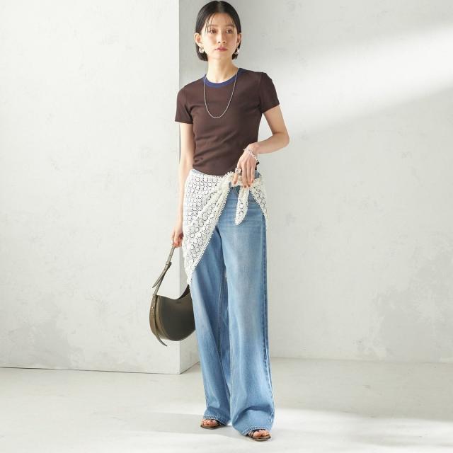 シップス（SHIPS）/《予約》【SHIPS別注】BINDU: レース トライアングル スカーフ