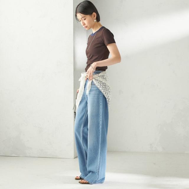 シップス（SHIPS）/《予約》【SHIPS別注】BINDU: レース トライアングル スカーフ